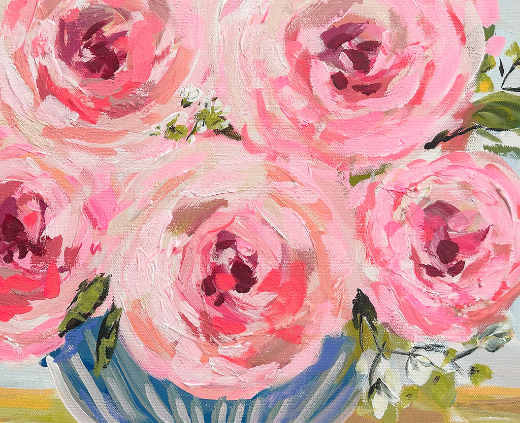 Impressionist Floral Painting 