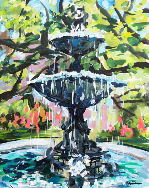 Natchez Series Print on paper or canvas, "Fountain"