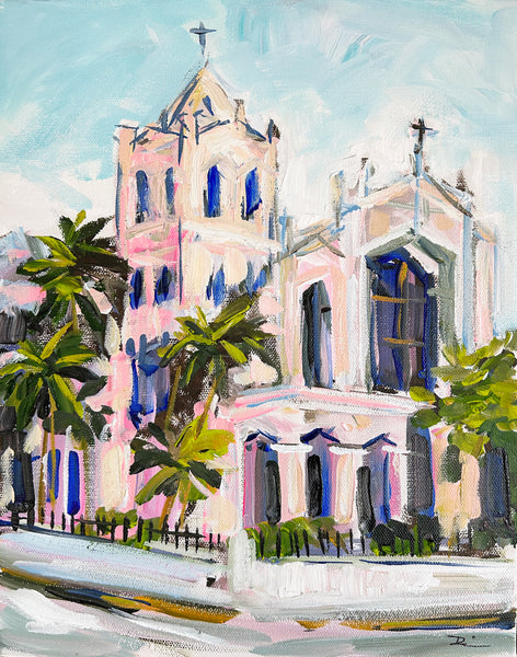Church Painting on Canvas, 