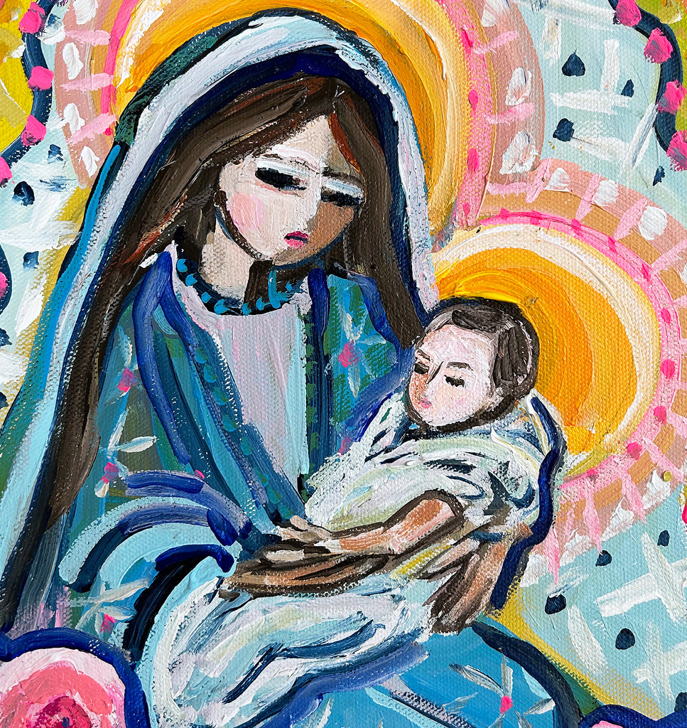 madonna and child painting