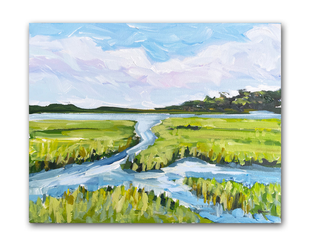 11x14 Swamp Canvas Painting 