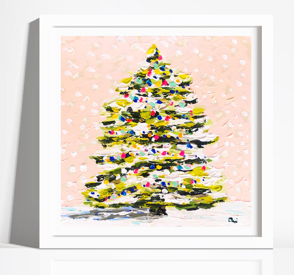 Christmas Print on Paper or Canvas "Snow Day"