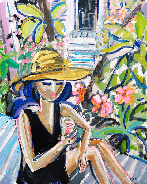 Figurative Print on Paper or Canvas, "Figure Key West"