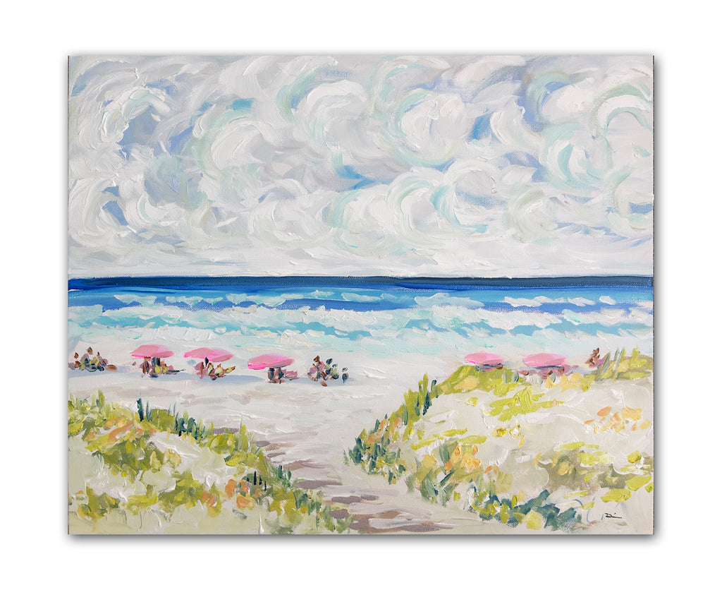 Coastal Painting on Canvas 