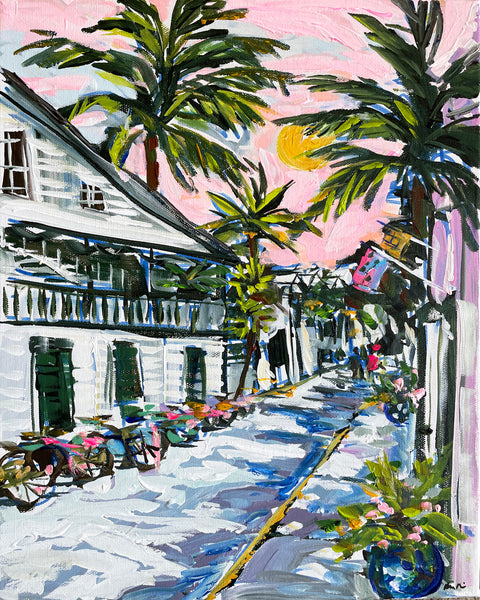Key West Print on Paper or Canvas, "Key West Sundown"