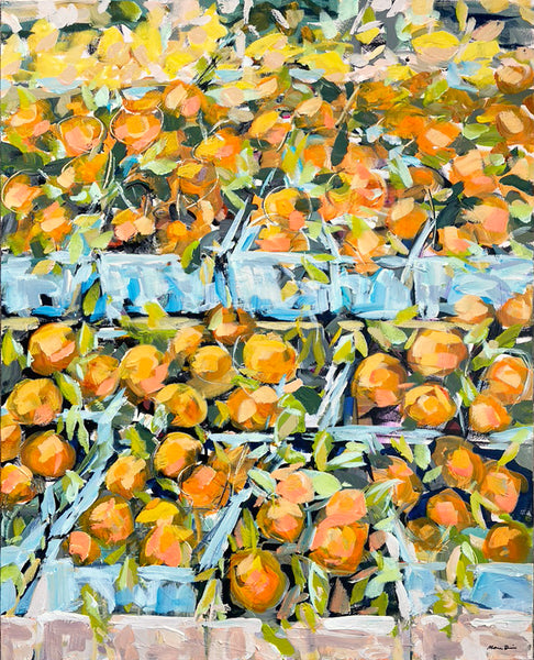 Original Painting on Canvas, "Citrus" 24x30