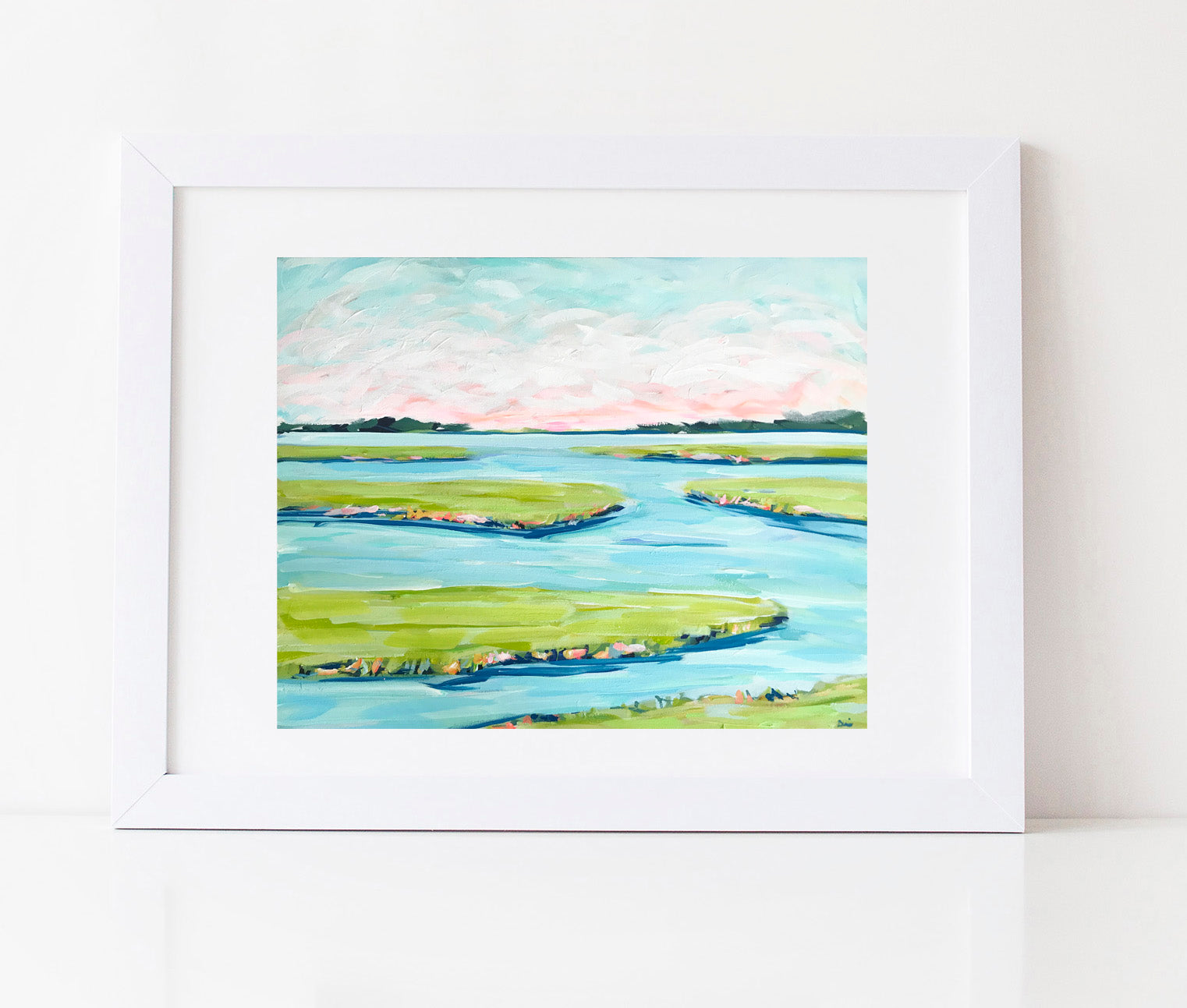Marsh Print on Paper or Canvas, 