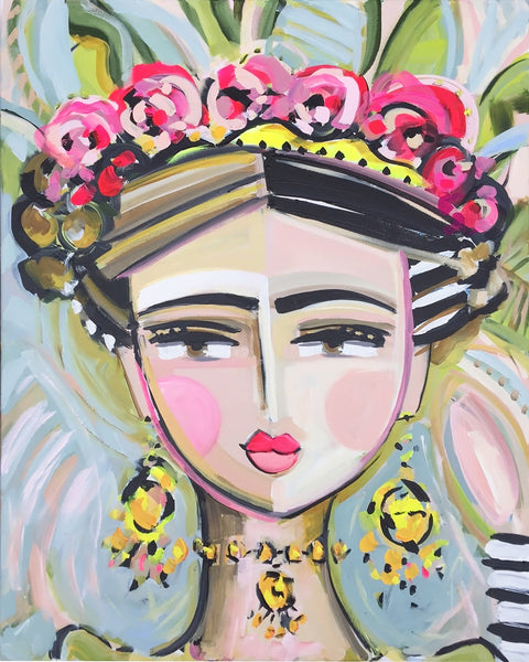 "Frida Warrior" Print on Paper or Canvas