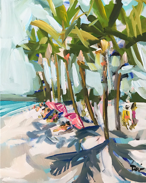 Key West Print on Paper or Canvas, "Key West Beach"