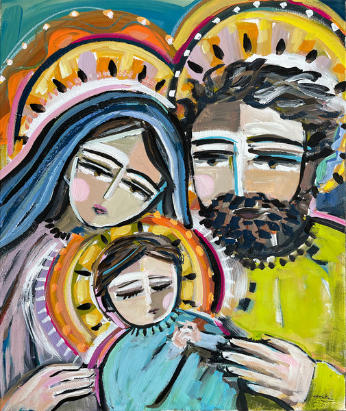Original Painting on Canvas, "Nativity" 20x24